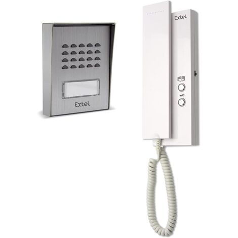Extel Türsprechanlage Easy Bus 3 2 Draht Komplett Set Türklingeln & Sprechanlagen