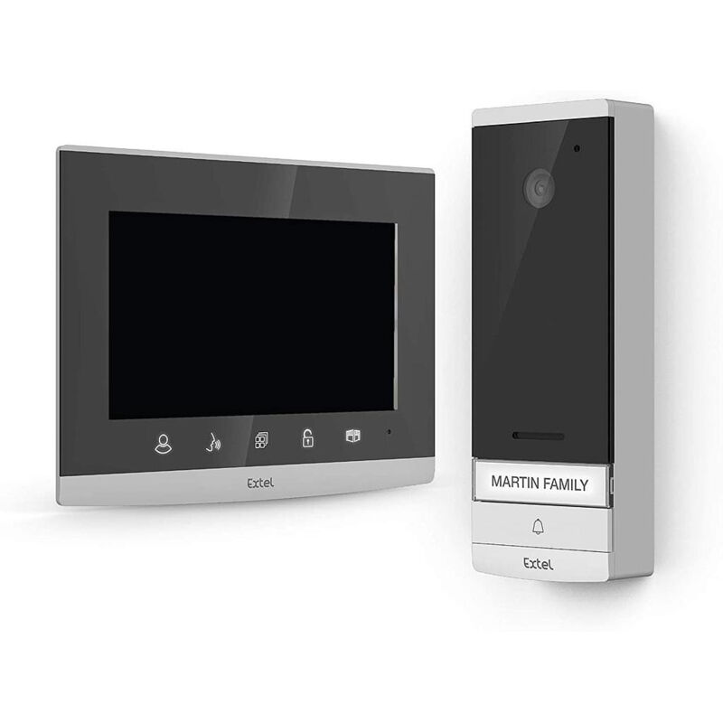 

Extel - Videófono de onda inalámbrica 350m máx 7" - 720313