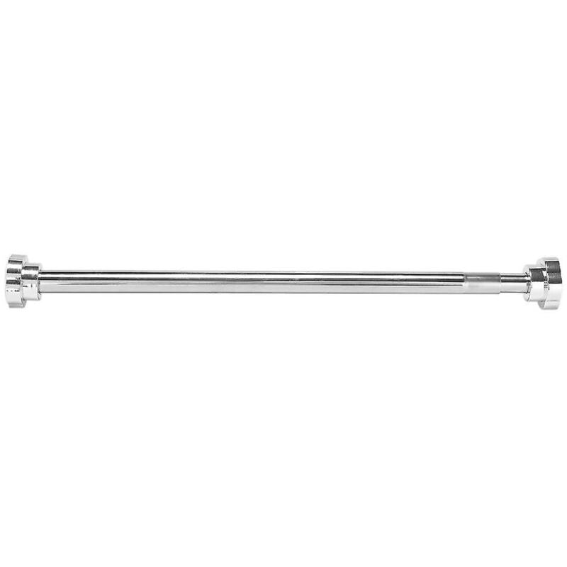 Tringle à rideau de douche extensible en acier inoxydable avec tige de tension à ressort rétractable pour séchage de vêtements