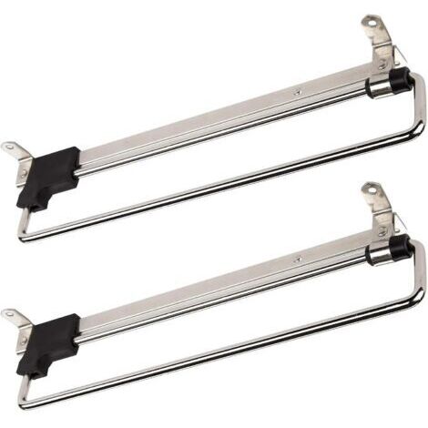 Extendable coat racks, telescopic coat racks, 300 mm