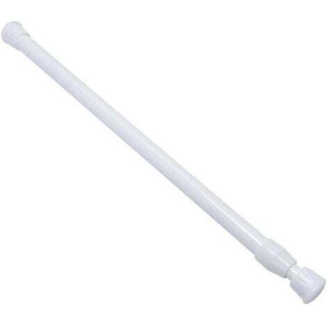 Extendable Curtain Rod, Extendable Tension Rod, Easy to Install for Net Curtains, Extendable Telescopic Rods for Shower Curtain, Bathtub, Door Cabinets