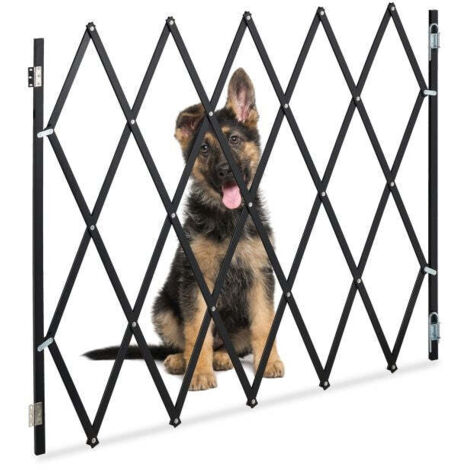 Extendable dog barrier natural bamboo