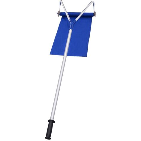 Extendable Snow Shovel Roof Rake Lightweight Aluminum Snow Removal Tool w/Handle