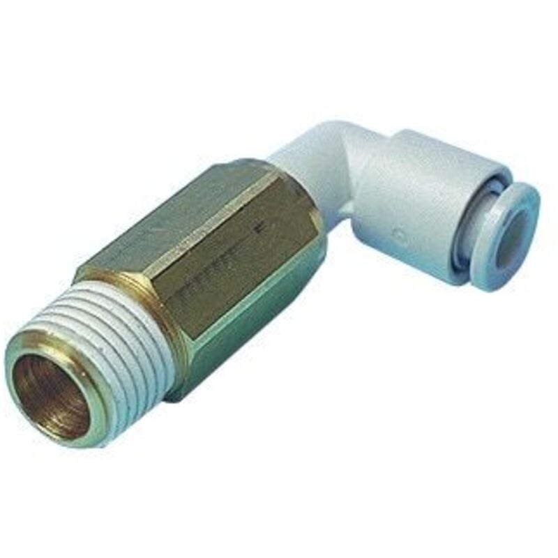 KQ2W06-03AS Extended Male Elbow 6 to R3/8 - SMC