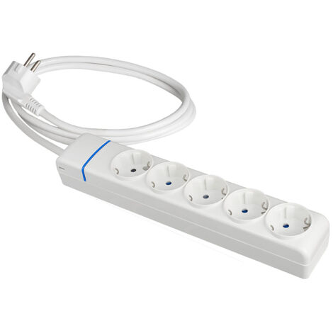 Extender With 5 2p+E Sockets, 16a 250v 1.5 M Cable H05vv-F 3g1.5mm². 8015p Solera