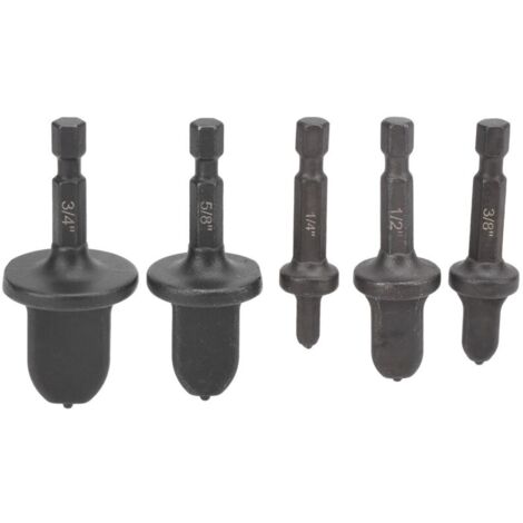 Extenseur de Tube 5 pièces, outil d'extension de tuyau en cuivre de climatisation en acier à roulement à poignée hexagonale