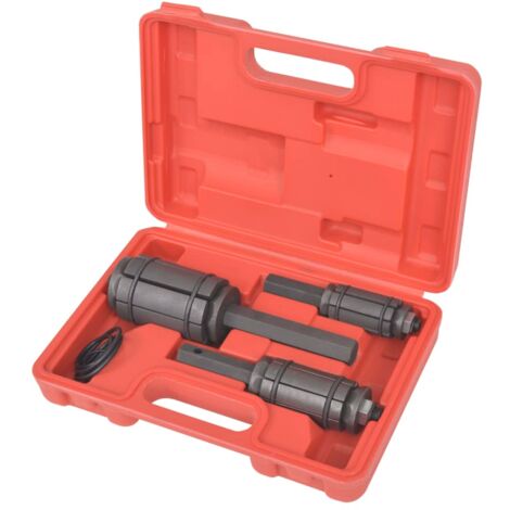 Vidaxl – Extenseur de tuyau d'échappement 1-1/8' à 3-1/2' – Acier forgé – Mallette de transport incluse – Réparation silencieux