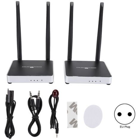 Extenseur HDMI sans fil 802.11a/N 1080P avec câble audio 3.5mm, portée 24dBm, alimentation 110-240V EU