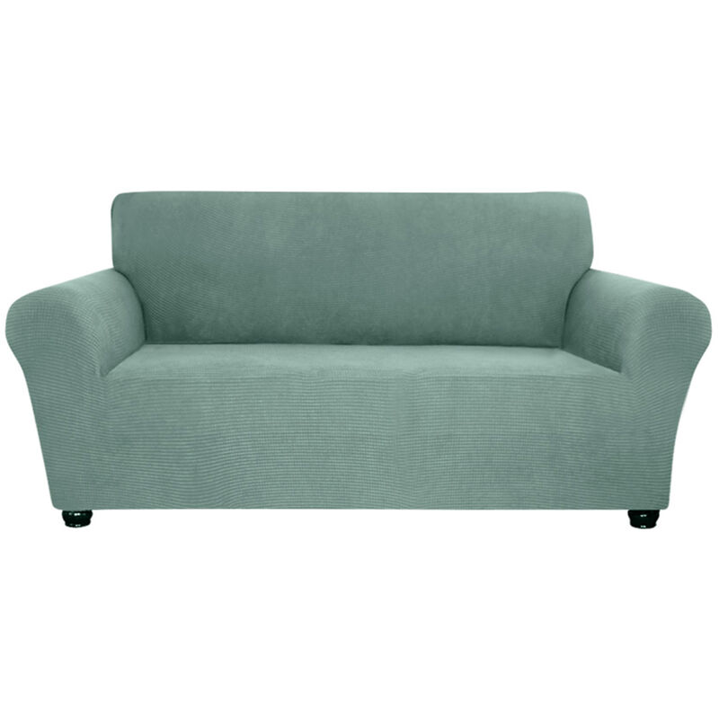 

Estiramiento funda de sofa Spandex antideslizante suave Sofa Sofa Cover 1 plazas lavable para la sala para ninos Se aceptan, verde claro