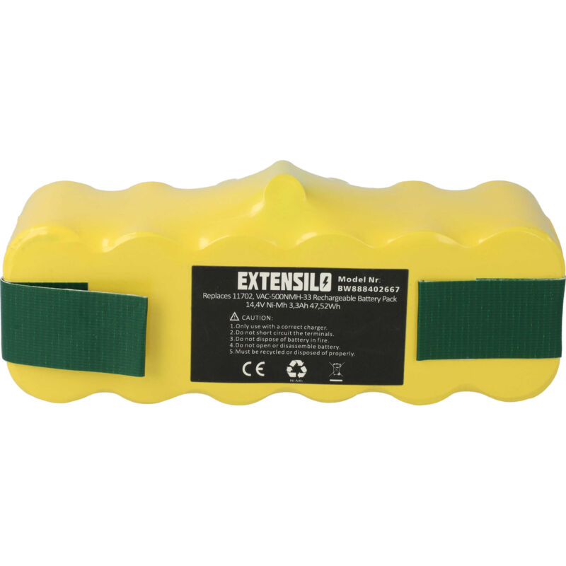 EXTENSILO 1x batteria sostituisce 11702, 80501e
