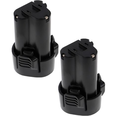 EXTENSILO 2x batería compatible con Makita WT01Z herramienta (2500 mAh, Li-Ion, 10,8 V)