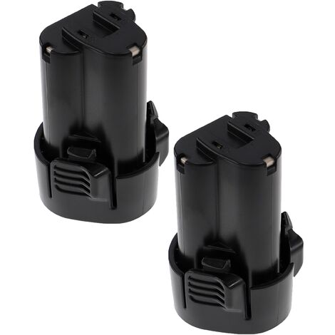 EXTENSILO 2x batteria compatibile con Makita BMR104, BMR103, BMR103B, BMR100, BMR102, BMR101, BMR105 utensile elettrico (2500 mAh, Li-Ion, 10,8 V)