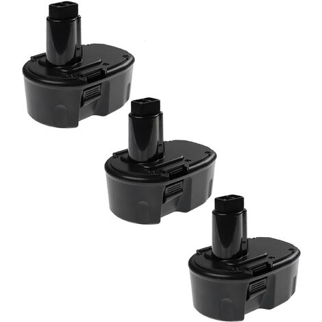 EXTENSILO 3x Akku kompatibel mit Dewalt DW996KQ Werkzeug (3300 mAh, NiMH, 14,4 V)