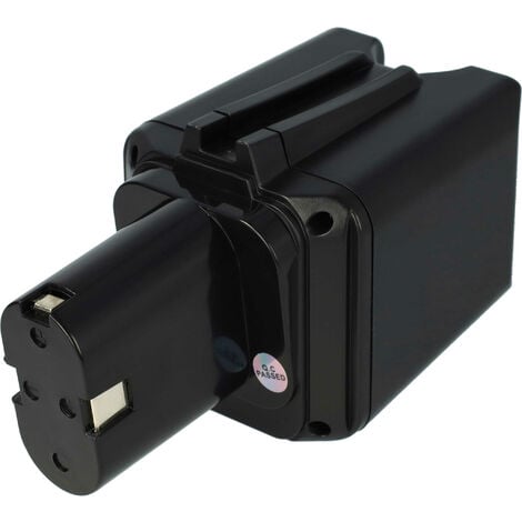 EXTENSILO Akku kompatibel mit Bosch PSR-Serie 1. Generation mit Knolle 9,6 V Elektrowerkzeug (2500 mAh, NiMH, 9,6 V)