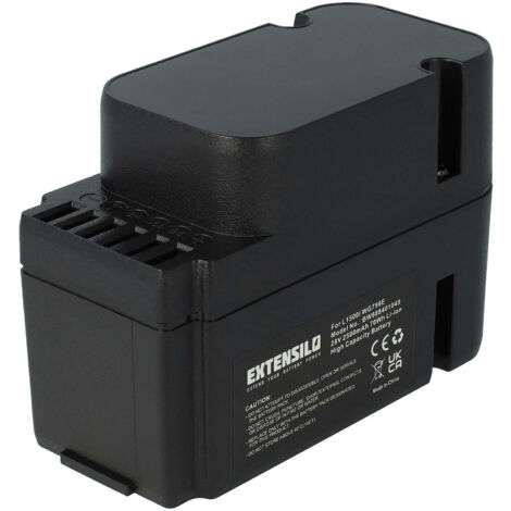 EXTENSILO Akku kompatibel mit Worx Landroid L1500i WG798E, M1000 WG791E.1, M1000i WG796E.1 Rasenroboter Rasenmäher (2500mAh, 28V, Li-Ion)