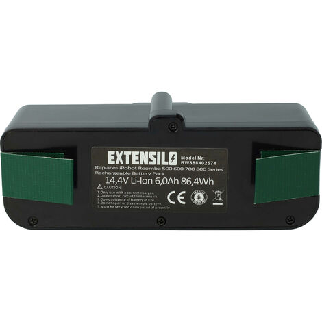 EXTENSILO Batterie compatible avec iRobot Roomba 440, 4299, 4300