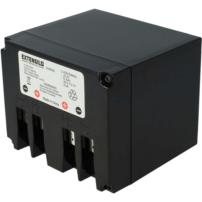 

EXTENSILO Batería recargable compatible con Stiga Autoclip 920 S robot cortacésped (10500 mAh, 25,2 V, Li-Ion)