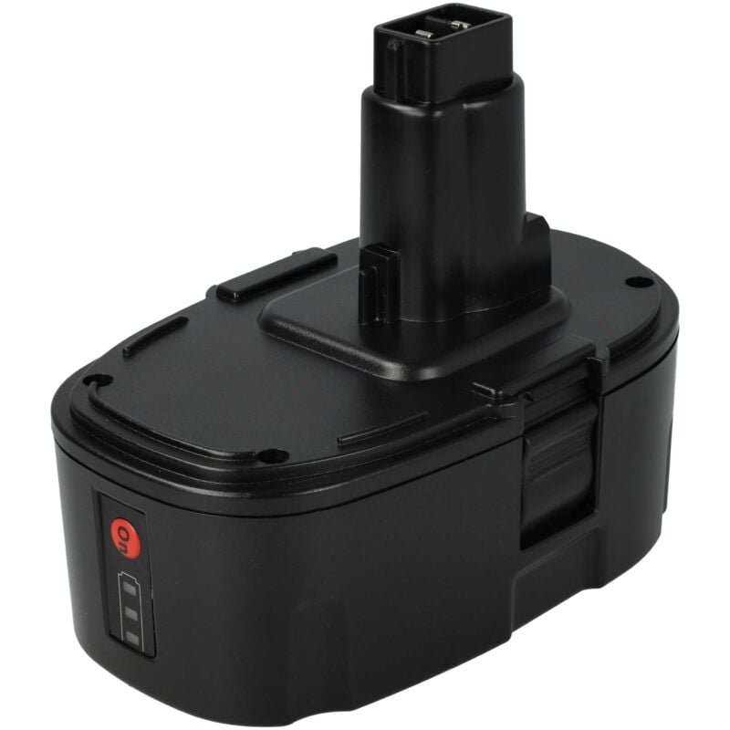EXTENSILO 1x Batterie remplacement pour Dewalt DW9098, DW9096, DW9095 pour outil électrique (5000 mAh, Li-ion, 18 V)