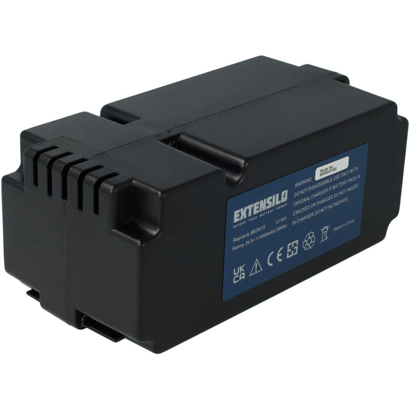 Extensilo - Batterie compatible avec Garden Feelings R800Easy robot tondeuse (5000mAh, 25,2V, Li-ion)