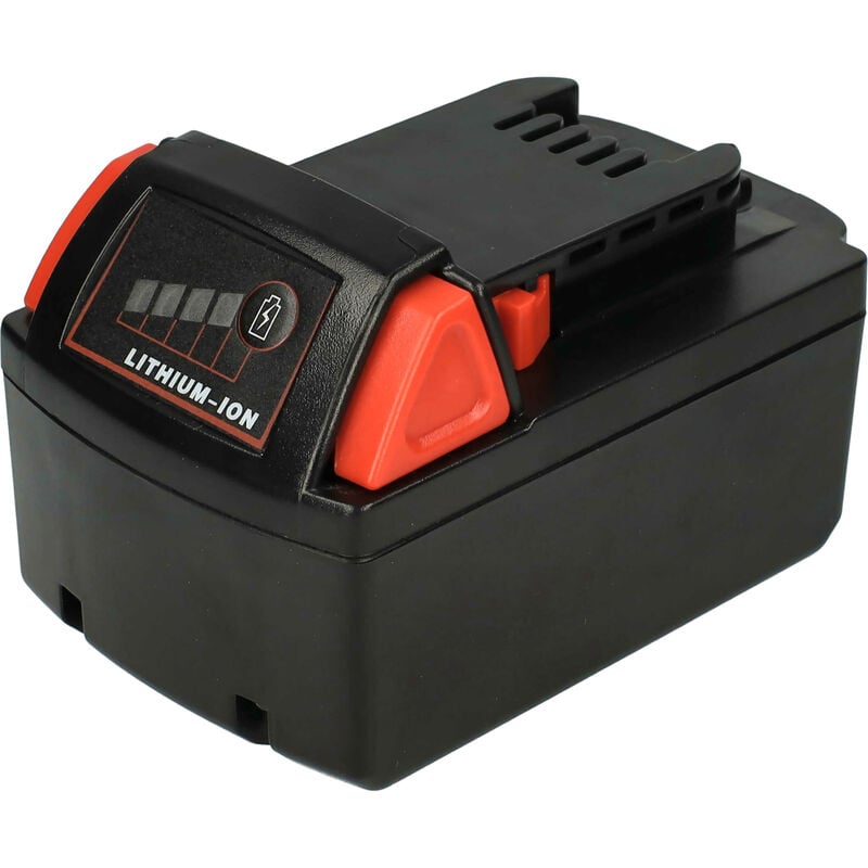 Batterie compatible avec Milwaukee 0522-22, 0522-24, 0522-25, 0522-52, 0523-20 outil électrique (5000 mAh, Li-ion, 18 v) - Extensilo