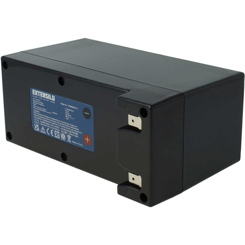Extensilo - Batterie compatible avec Wolf R10D, R10Ac, R50Ac, R30Ac tondeuse 9000mAh, 25,2V, Li-ion