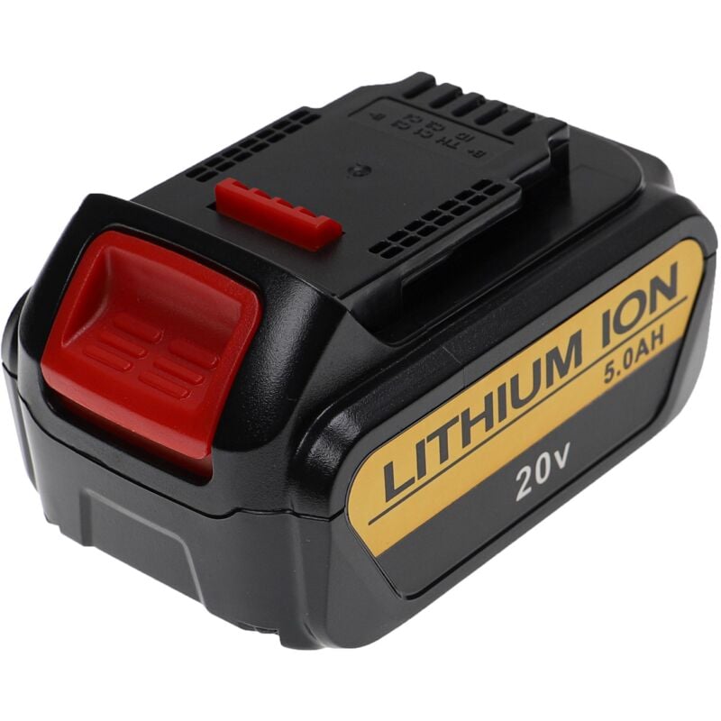 Extensilo - Replacement Battery compatible with Dewalt DCB184, DCB184-XJ, DCB184-XR, DCD740, DCD740B, DCD780 Electric Work Tool (5000 mAh, Li-ion, 20