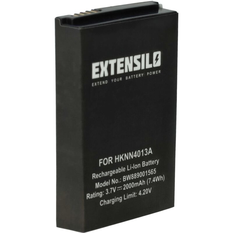 Extensilo - Battery compatible with Motorola Rokr Z6tv, Z6m Radio, Walkie-Talkie (2000 mAh, 3.7 v, Li-polymer)