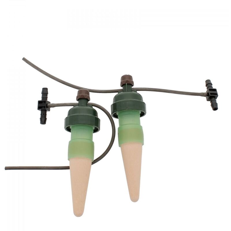 Set de 2 carottes d'irrigation avec raccords 8 mm