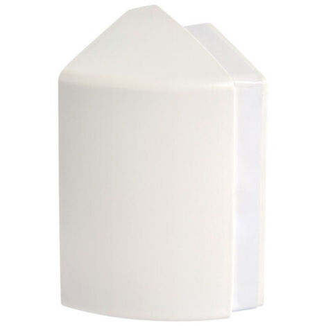 Extension angle intérieur queraz enclipsage direct pour GBD50100 RAL 9016 Pure HAGER GBD501004E9016