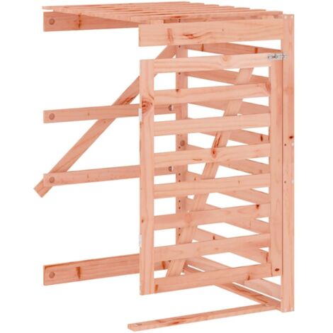 Extension d'abri de poubelle sur roulettes bois Douglas massif CFW20933