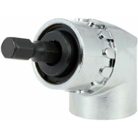 Extension d'angle de 105 degrés Angle droit Changement rapide Tournevis à tige d'extension Tournevis magnétique 1/4 pouce Foret hexagonal Tournevis Porte-douille Adaptateur Manchon
