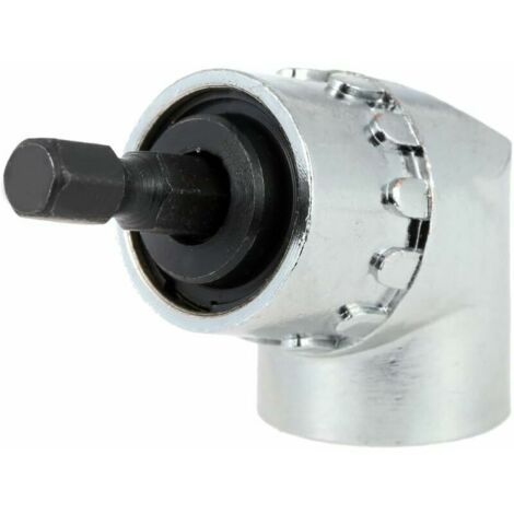 Extension d'angle de 105 degrés Angle droit Changement rapide Tournevis à tige d'extension Tournevis magnétique 1/4 pouce Foret hexagonal Tournevis Porte-douille Adaptateur Manchon