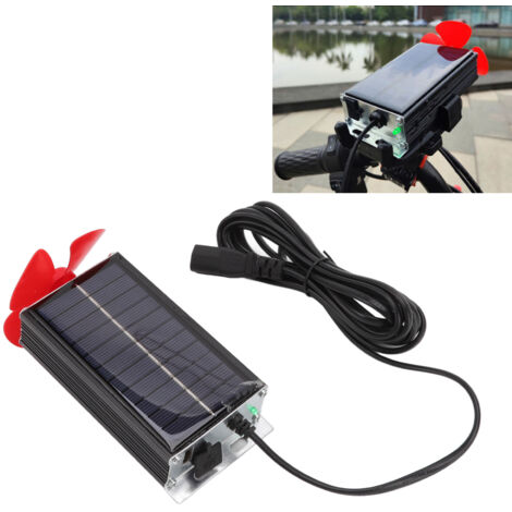 Extensión de batería para vehículos eléctricos: extensión de batería USB de doble generación para energía solar y eólica compatible con 12 V a 125 V.