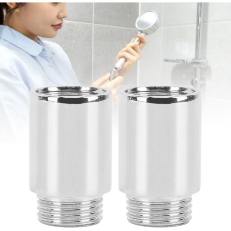 [Extension de Bras de Douche] Bras Douche Extension Chrome 3cm/1.2in Inox pour Tête Douche en 2 Pièces
