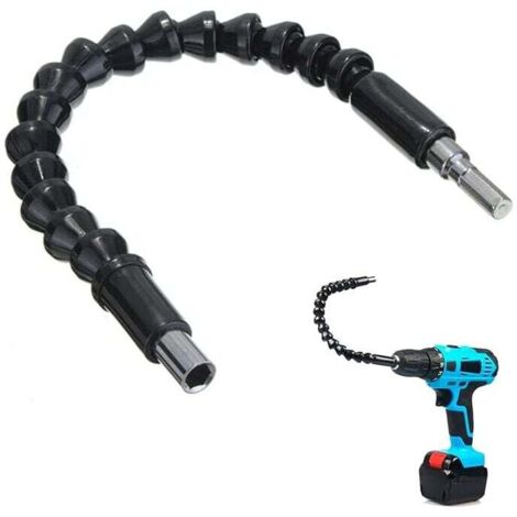 Extensión de broca flexible KZQ, extensión de broca flexible, vástago blando hexagonal, extensión de destornillador flexible, destornillador con vástago flexible, varilla de extensión flexible de 300 