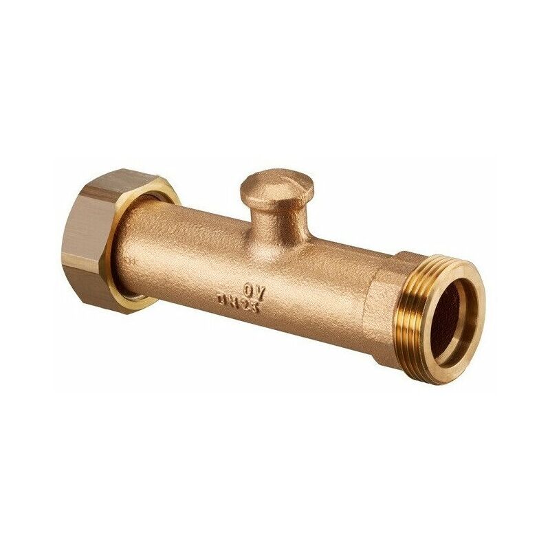 

Oventrop - EXTENSIÓN DE BRONCE DE 140 mm CON JUNTA PLANA MF 1 1/4 x 1 1/4