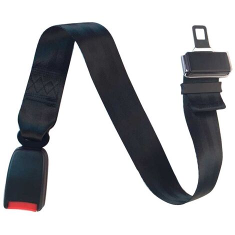Extension de ceinture de sécurité pour voiture, Clip de verrouillage, boucle d'extension réglable, extension de ceinture de sécurité, 80cm