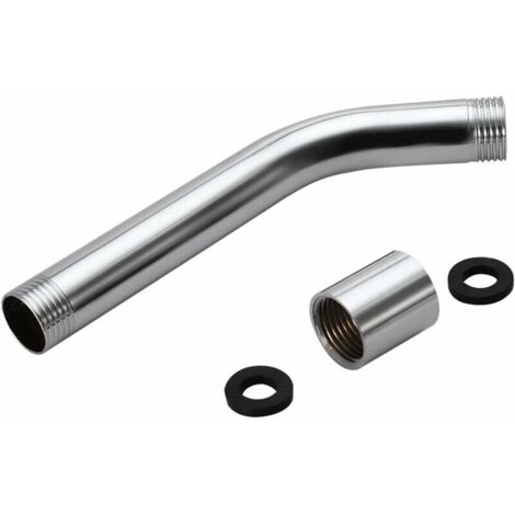 Extensión de ducha de acero inoxidable, antioxidante y resistente al desgaste, accesorio de manguera de baño de larga duración (15 cm)
