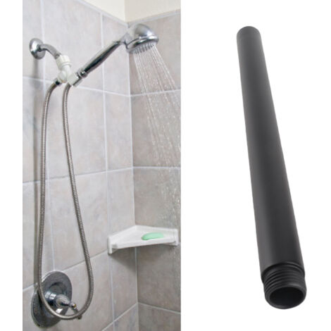 Extensión de ducha de acero inoxidable de 25 cm (10 pulgadas): brazo de ducha con superficie pulida y fácil instalación para una extensión flexible.