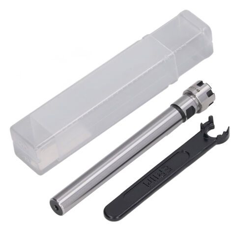 Extension de Fraiseuse ER11M 100L avec Douille Collet C12 et Queue Droite pour Outils de Précision