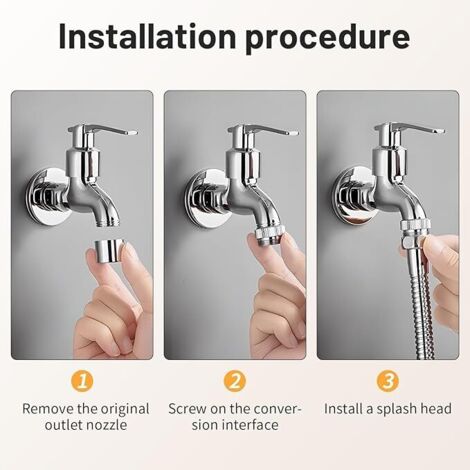 Extensión de grifo de cocina ajustable M20 de 20 cm con 2 modos de rociado, aireador flexible de 360°, extensión de acero inoxidable para ahorro de agua, compatible con todos los modelos