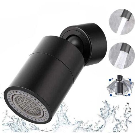 Extensión de grifo - Negro - 720°