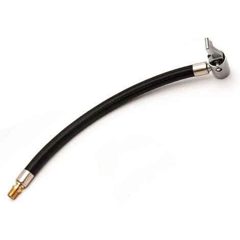 Extensión de manguera de inflado de 200 mm para bicicletas y motos con válvulas portátiles herramientas de manguera de inflado