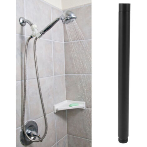 Extension de pomme de douche, bras de douche en acier inoxydable, Surface mince, Installation facile, Extension de tuyau de douche de 10 pouces
