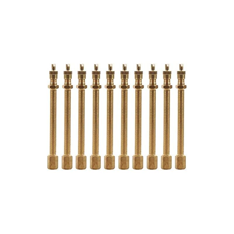Perlerare - Extension de valve de pneu, extension d'adaptateur d'extension de pneu en laiton pour extension de valve de gonflage