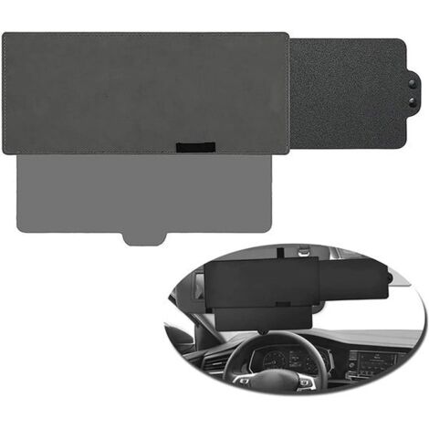 Extensión de visera parasol para coche - Visera parasol - Visera antideslumbrante - Protección contra el deslumbramiento - Protección UV - Protege contra el sol bajo y los faros de los coches que vien