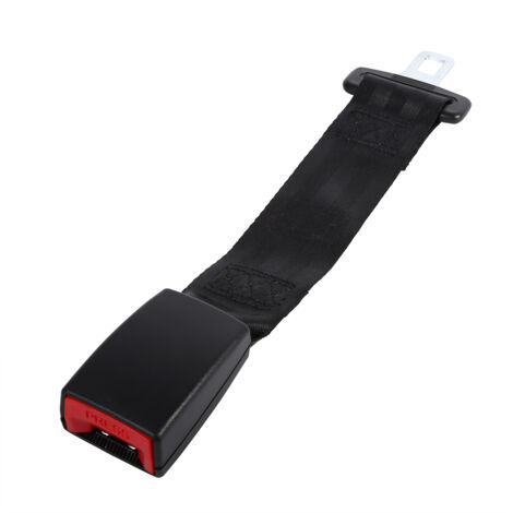 Extension du prolongation de la ceinture de sécurité de la ceinture de selle de seau de seau avec noir avec boucle noire.