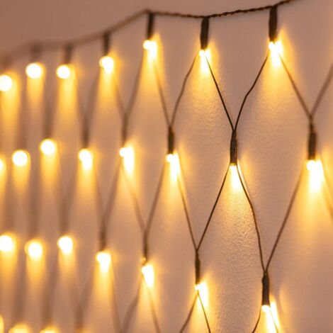Extension Filet Lumineux 160 LEDs Blanc Extra Chaud 2x1 m