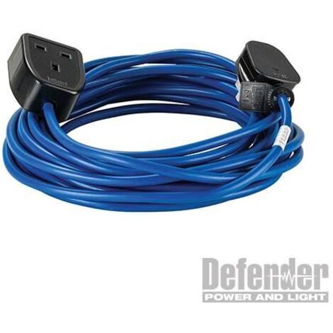 Extension Lead Blue 1.5mm2 13A 10m 230V E85223