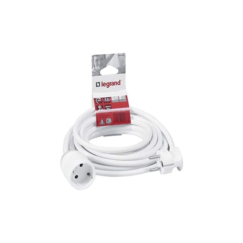 Rallonge 2 places (5 mètres) Legrand Longueur : 5 mètres